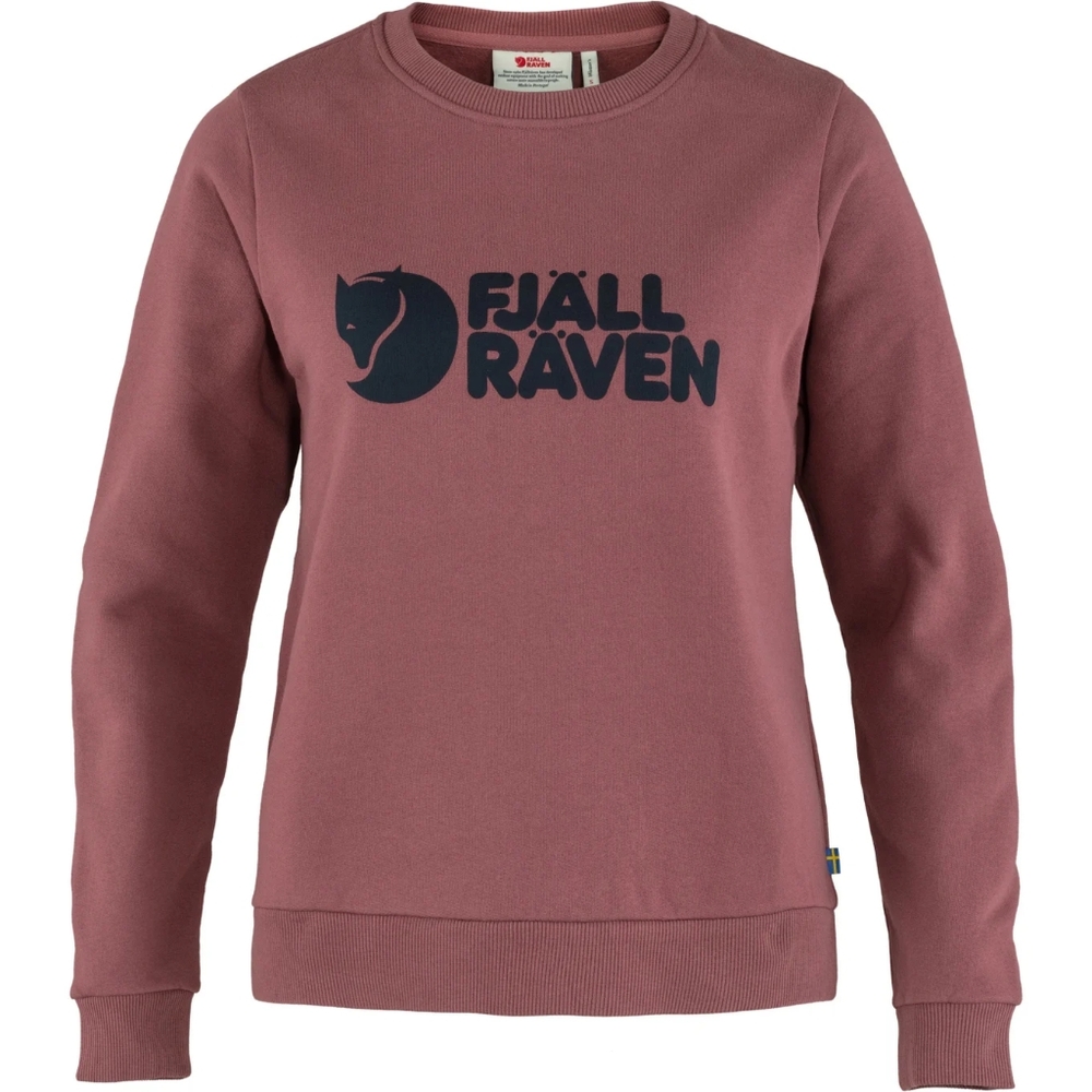 Fjallraven Mesa Purple Logo Crewneck Women's Small